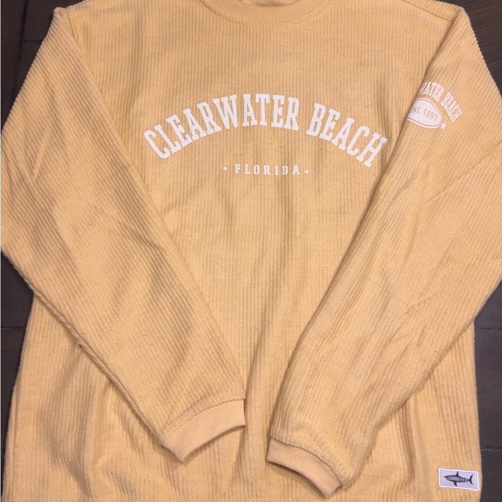 Clearwater Beach Florida Crewneck - Butter yellow